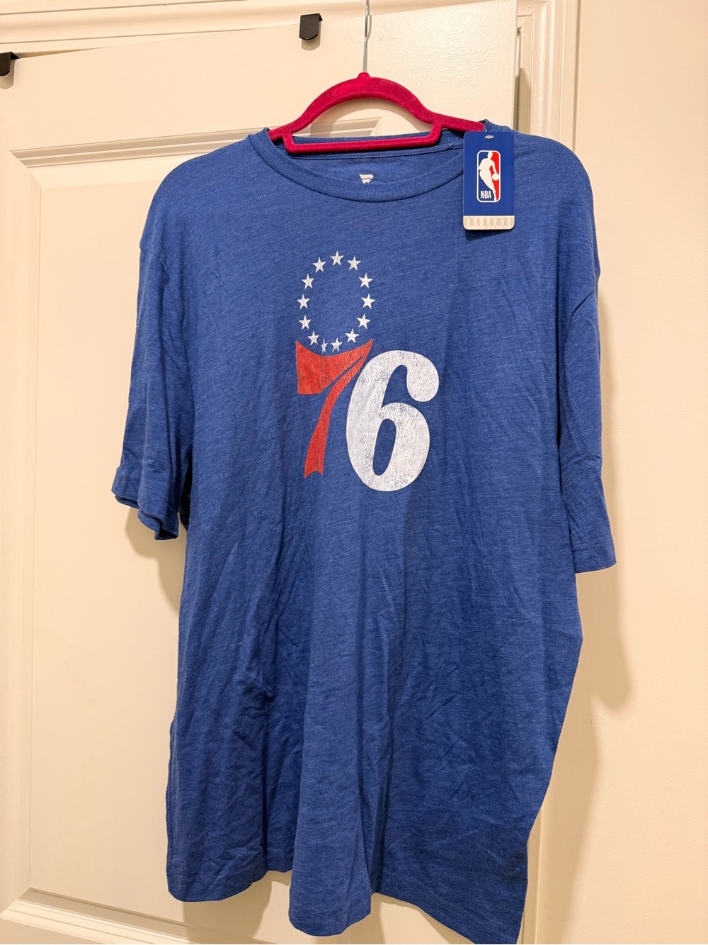 Fanatics Blue Philadelphia 76ers Short-Sleeve Crewneck Tee